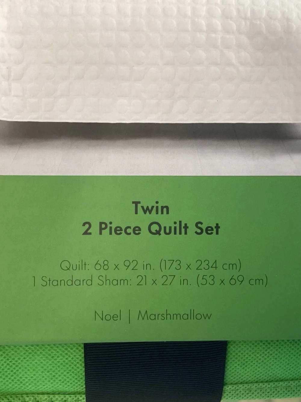 NIP White Kate Spade twin bedspread